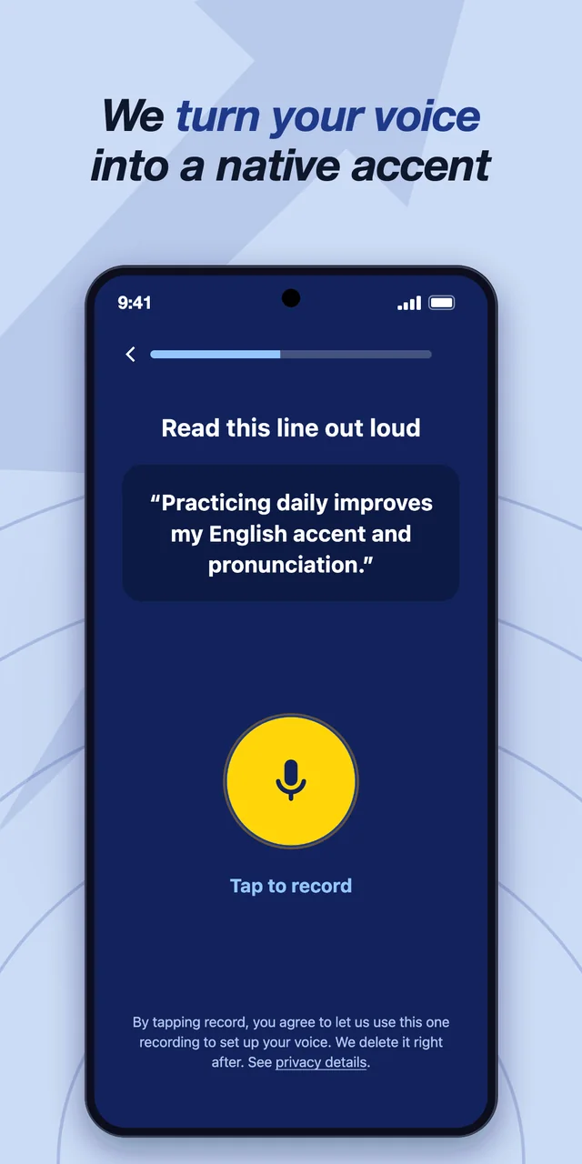 We turn your voice into a native accent
