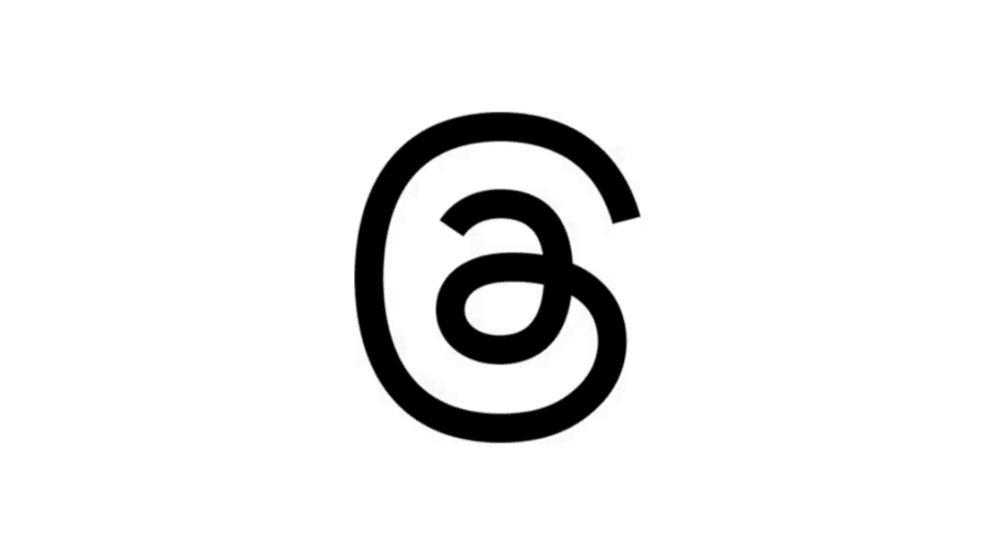 The Threads logo, a looping mark shaped like the at sign
