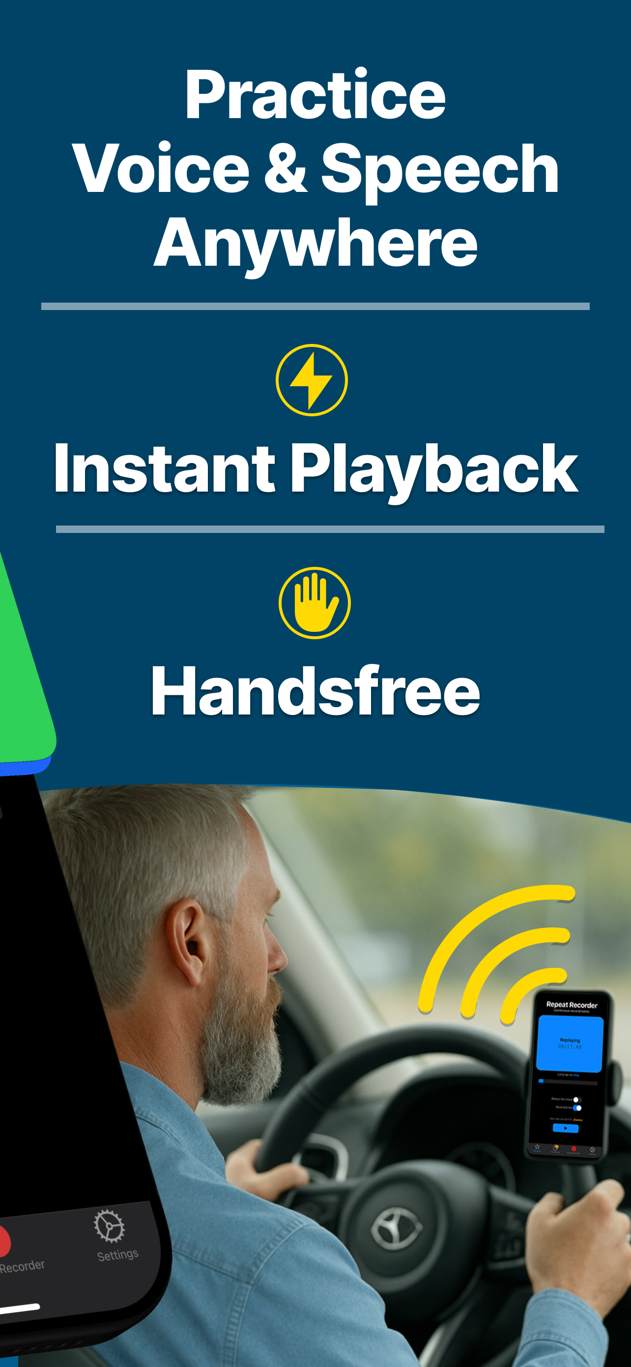 Repeat Recorder - Handsfree Practice