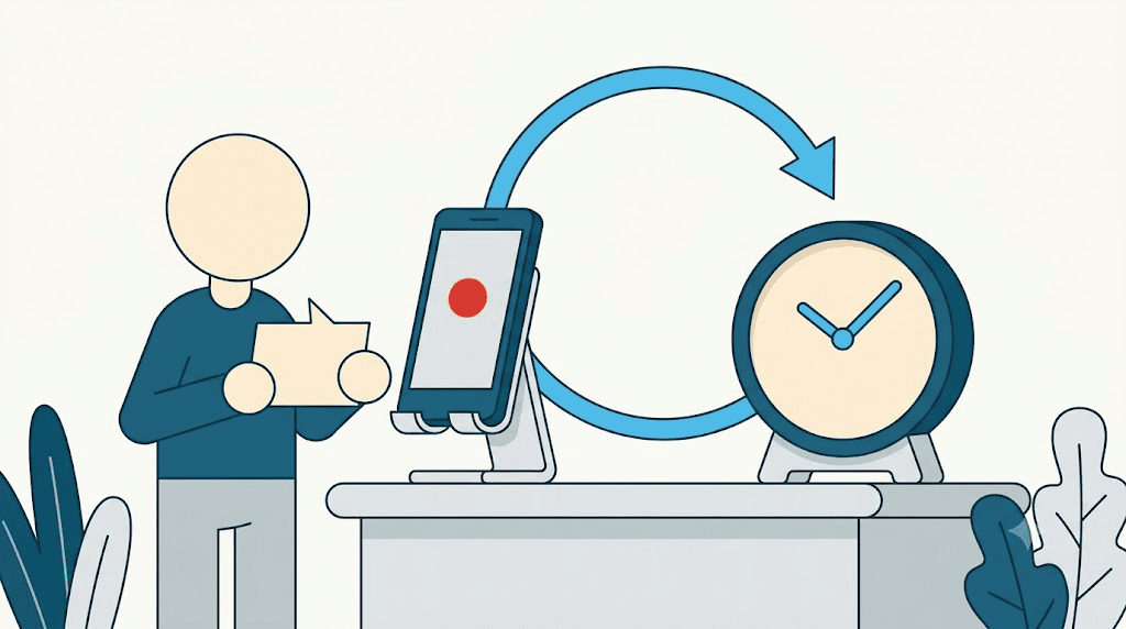 Illustration: recording a wedding speech and timing it to tighten it